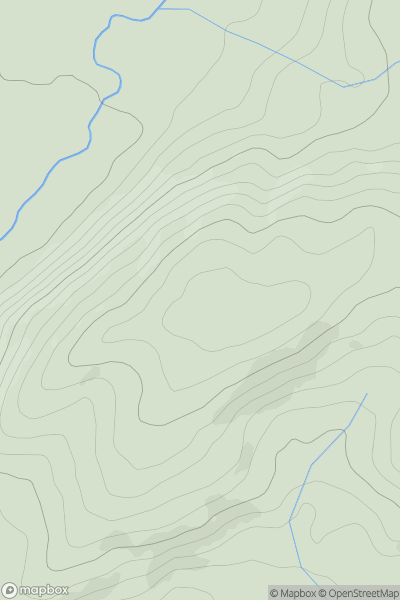 Thumbnail image for Cefn [Llandovery to Monmouth] [SN805386] showing contour plot for surrounding peak